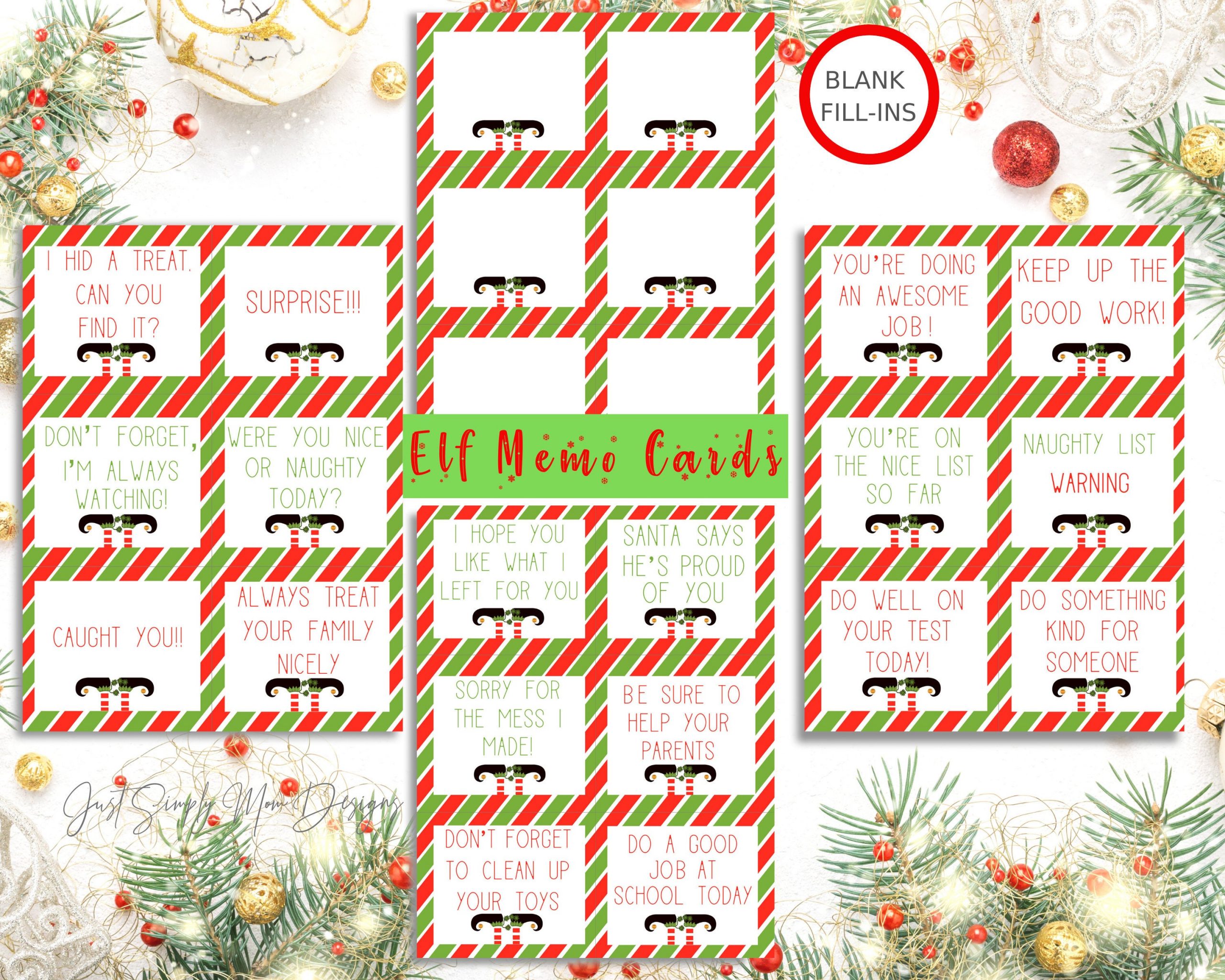 Printable Christmas Elf Letters and Activities